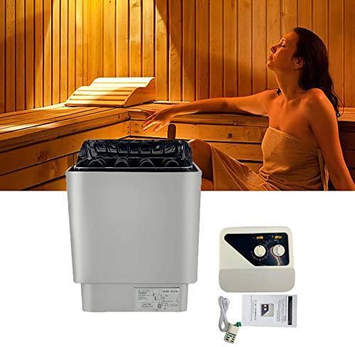 HXLDZOU Sauna Heater, 3-9KW Electric Sauna Oven with External Thermostat Control Dry Sauna, Sauna Stove, for Home