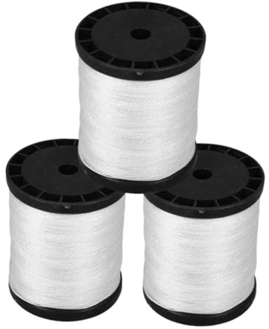 Alipis 3 Rolls Of Nylon Construction String: High-strength Masonry Line For Building Projects - Twisted Nylon Cord For Bricklaying Fencing Construction