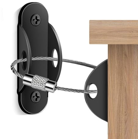 Kit antivuelco para muebles, correa de pared resistente de 20 cm