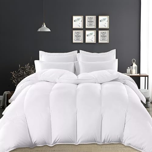 MH Home Super King Duvet 4.5 Tog - All Year Round Microfiber Soft Breathable - Made in the UK, Ideal for Summer & Winter, Machine Washable Bedding