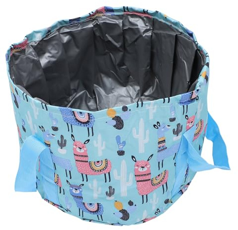 Toyvian Sac de Bain de Extérieur Bac à Bain de Bassin de Extérieur Seau de Domestique Seau