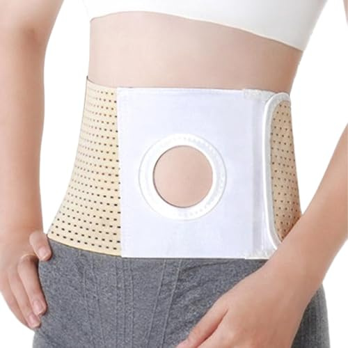 Stomiband För Män/Kvinnor, Justerbart Stomiband För Kolostomi Och Ileostomi, Förebygger Stomibråck Och Förstärker Stomipåsar(X-Large)
