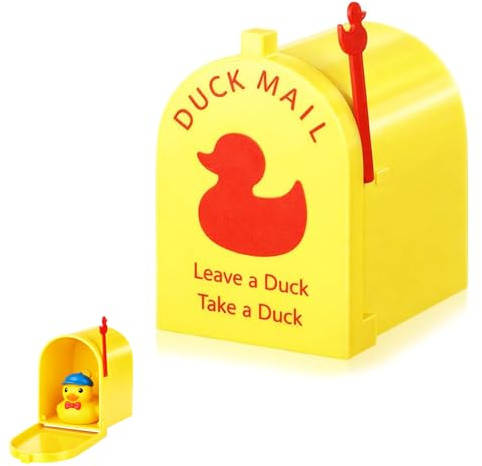 Boîte aux Lettres Magnétique Canard de Croisière, pour Portes de Cabine, Jeu Laissez Un Canard, Prenez Un Canard, Accessoire et Cadeau de Voyage Amusant