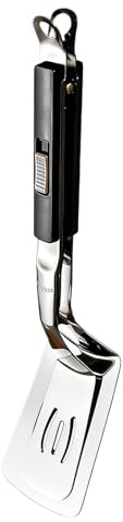 Pinza de parrilla – Pinzas de acero inoxidable para alimentos, espátula para freír cocina, camping, restaurante, catering, al aire libre, picnic, cocina, barbacoa, parrilla, herramientas de