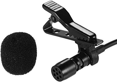 Typ C Lapel-kondensatormikrofon, 145 cm med skumvindruta, för Android-smartphones som S8, P10 P30, 8
