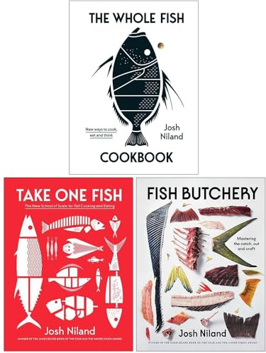Josh Niland Collection 3 Books Set (The Whole Fish Cookbook, Take One Fish & Fish Butchery)