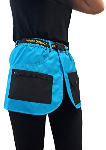 Dingo Cintura da addestramento per Cani per Sport, agilità, Recupero, obbedienza, lezioni di Comando sul Tallone, insegnamento del comportamento, Blue Beach L 16460-2
