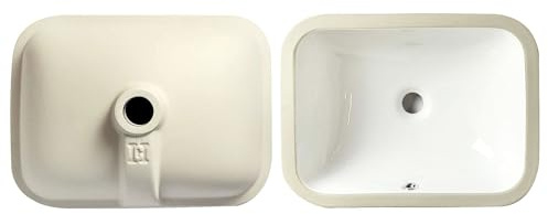 Rea, Vasque Sous-Plan En Céramique Anabel 40, Blanc, 40X30X16Cm