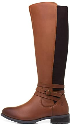 Hush Puppies Women's Vanessa Mid Calf Boot, Tan, 6 UK