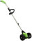 Tondeuse à Gazon, 200W Débroussailleuses avec 2 Roues, Coupe-Herbe sans Fil avec 3 Cellules 1300mAh Li-ION Battery, pour à l'élagage des Jardins, à la Tonte des pelouses (Vert)