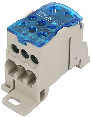 Jadeshay borne de dérivation - Bornes de raccordement pour rails DIN - Pour armoires de distribution électriques