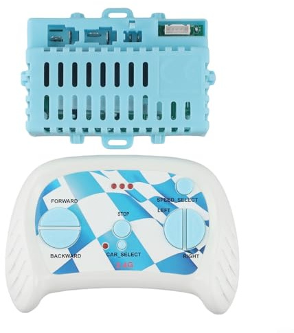 Eawfgtuw Controller per auto elettrica per bambini - Ricevitore scatola di controllo a 5 pin Bluetooth 2.4G Bluetooth trasmettitore ricevitore ABS struttura metallica