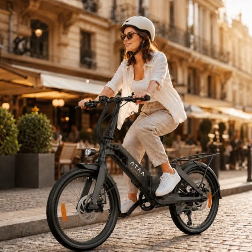 ATAA Bici eléctrica Plegable Bike City L 250W, 20 Pulgadas 36V
