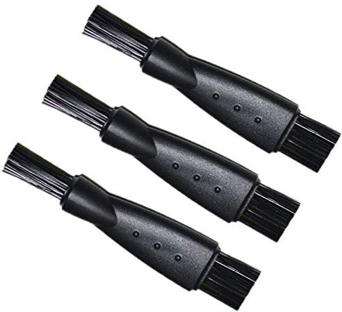 HQRP 3-pack Cleaning Brush Compatible with Philips Norelco QG3385 XA525 YS524 AT895 PT724 AT790 AT810 AT815 1190XD AT895 1255X HQ6710 HQ6725 HQ6730 RQ1062 HQ817 Electric Shaver, Trimmer + HQRP Coaster