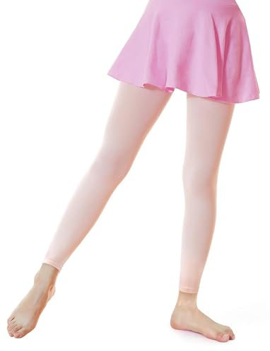 Collant sans pied pour fille - Ballet - Rose - Taille M