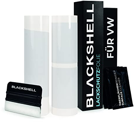 Blackshell® Lackschutz Set passend für VW T7 | Typ ST | Bj. ab 2021 Transparent - passgenauer Ladekantenschutz, Einstiegsleisten inkl. Folierset