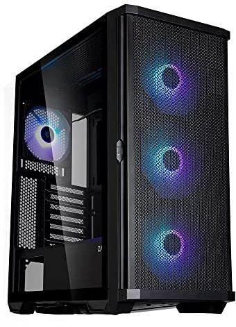 Zalman Z10 Plus PC-Gehäuse, mittelgroß, Schwarz