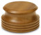 Dynavox Plattenspieler-Stabilizer PST-300W, Schallplatten-Auflagegewicht mit Echtholz-Gehäuse, 300g, Sapelliholz