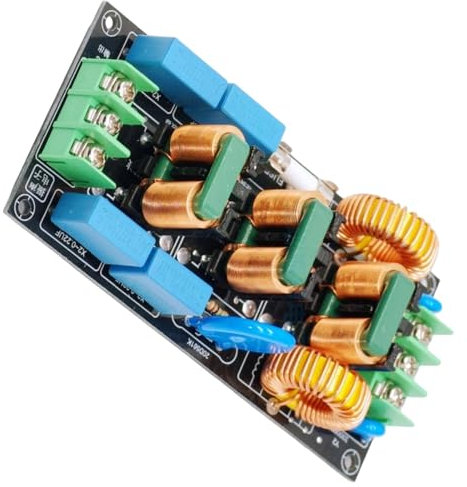 4 Stage EMIs Filter Module 220V Power Supply Sound Noise Reductions For Professional Sound Equipment Home Theater Power Lines Conditioner