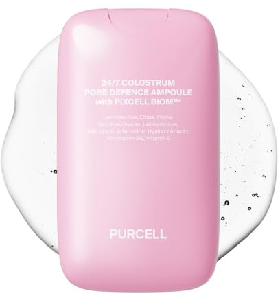 PURCELL 24/7 Colostrum Facial Serum Spray(Pink) - Ampoule Mist for Glass skin with Long Hydration, Poreless Smooth Skin, Before & After Makeup, Hyaluronic Acid, For All Skin types, 1.85 fl oz