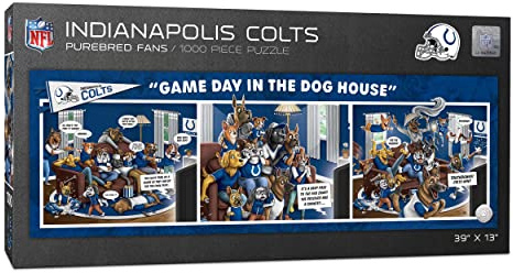 YouTheFan NFL Indianapolis Colts Game Day in The Dog House 1000pc Puzzle