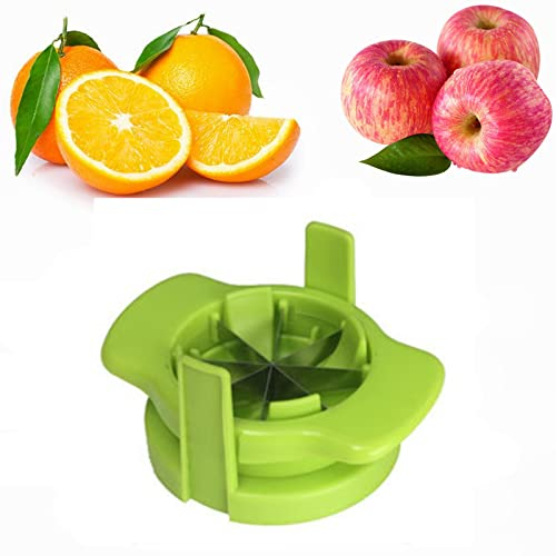 Nouveau 1 paquet de tranches de citron et de citron vert Séparateur de fruits au citron Séparateur de pommes Coupe-orange Savourez des tranches de citron et de citron vert en quelques secondes (vert)