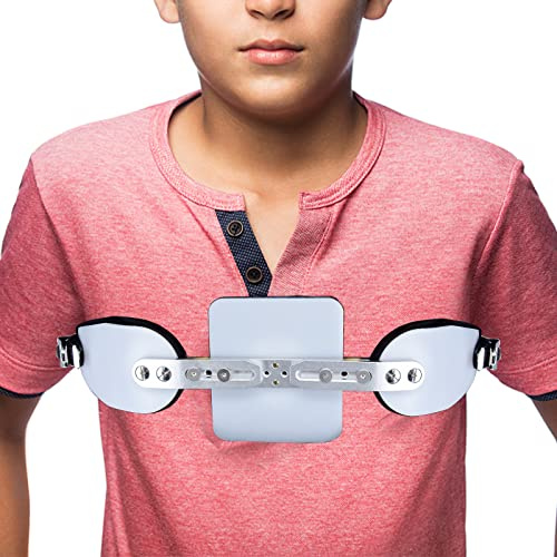 Shuyan Jiao Soporte de ortesis de pectus carinatum, soporte de ortesis de pecho de paloma, soporte médico ajustable para costillas de pectus excavatum, soporte de ortesis valggus (para niños)