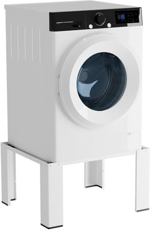 Ansobea Waschmaschinen Untergestell - Waschmaschine Sockel , verstellbares Podest für Trommelwäschetrockner und Gefrierschrank Rahmen