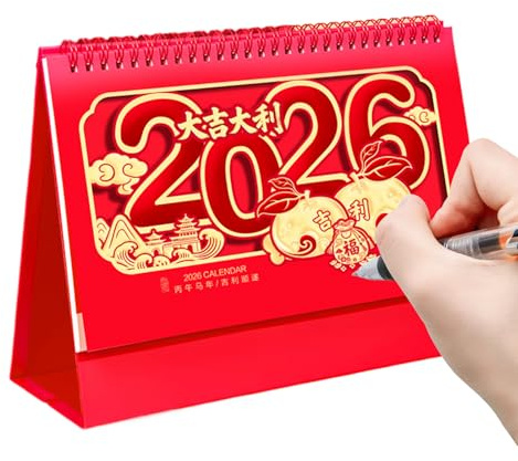 Calendario De Escritorio 2026 Planificador Para El Año Nuevo 2026