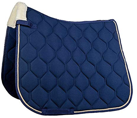 HKM Elegance Tapis de selle polyvalent Bleu foncé