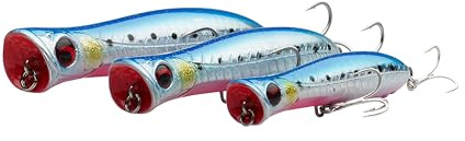 Savage Gear Gravity Popper - Hochleistungs-Salzwasser-Köder für Raubfischangler, ideal für Hecht, Barsch und mehr, Ultra-Weitwurf Design, perfekt für das Salzwasserfischen Imperial Sardine 11 cm