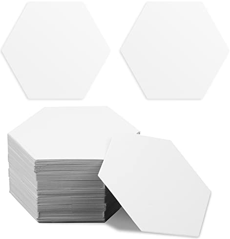 AIEX 300 Pezzi Paper Piecing Esagonale, Modelli di Pezzi di Carta da 2,56 cm Forme Esagonali per Pezzi di Carta per Forniture per Trapunte per Giunte Patchwork