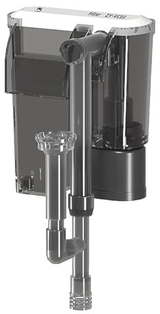 CENPEK Filtro Tanque Peces Acuario Colgar En El Filtro Filtro Tanque De Peces Colgante Externo 3.5W Suspensión Cascada Potencia Elimina La Película Aceite 280L/H Bomba Oxígeno