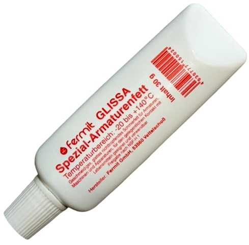 Grasa especial para grifos – Tubo de 30 g – Grasa lubricante antigoteo para grifos de agua fría y caliente