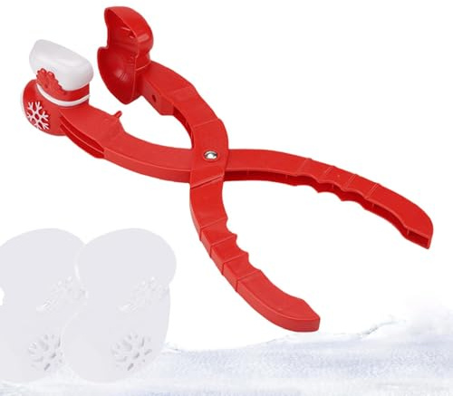 Clip per palla di neve, strumento per fare palle di neve,Strumento per morsetti per palle di neve a forma di calze natalizie - Strumenti per stampi da neve per giochi inverern