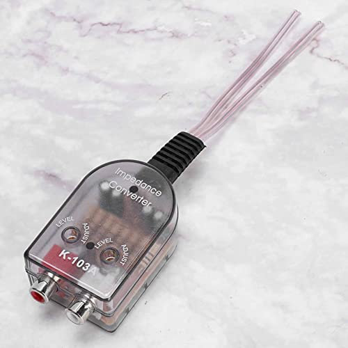 Alomejor Convertitore del Suono Dell'Auto Alto a Bassa Frequenza di Uscita di Uscita Ideale per L'ingresso del Segnale Dell'amplificatore/subwoofer per le Auto a Bassa Frequenza