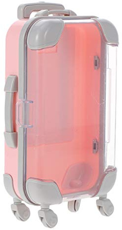VALICLUD Estuche para Pestañas Postizas Compacto de Plástico Rosa Pequeño Sellado Seguro para Uso Diario y Viaje Ligero