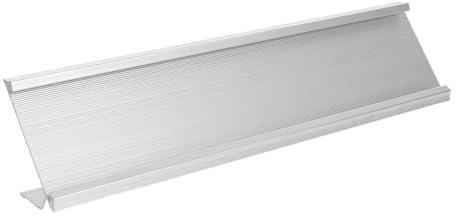 Veemoon Plaques Nominatives De Bureau Alliage Aluminium Support De Plaque Signalétique pour Bureaux Et Réunions Présentoir De Table Compact Et Stable