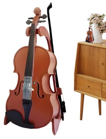 Violino Giocattolo,Strumenti Musicali Decorativi Artigianali | Decorazione Scrivania Scaffale Libreria Vetrina Con Giocattolo Strumento Realistico