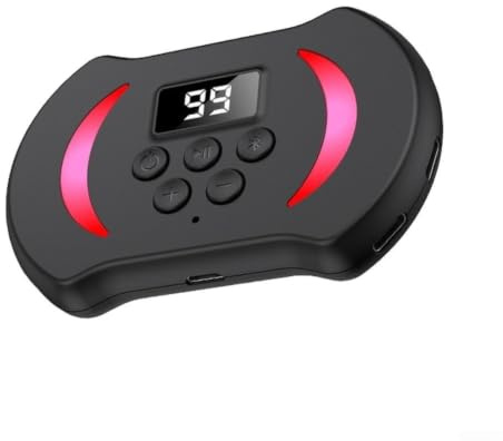 RiseNova Smart Auto Clicker med 99 klick per sekund för frekvens | Bärbar skärmtappare för mobilspel, justerbar hastighetskontroll med 1 m kabel (1-Clicker Controller)