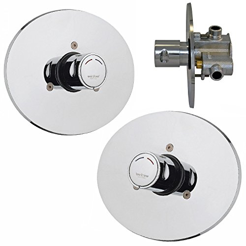 2 Zeitgesteuerte Unterputz Duscharmaturen/schließen Automatisch nach 15 Sekunden/Spararmatur/Wassersparen durch Abschaltung/selbstschließend/qualitativ hochwertig/selbstschluss Armatur