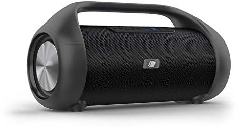 Caliber Bluetooth-Lautsprecher - Drahtloser Musikbox Bluetooth - LED-Beleuchtung - Wasserfest- Mehrere Lautsprecher Boxen Bluetooth Verbinden - 17h Akku - Schwarz