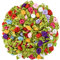 100 Pcs Mini Satin Ribbon Roses, Small Roses for Crafts, DIY Mixed Color Fabric Flowers for Sewing Crafting Scrapbooking Gift Packaging, Flowers Table Decoration for Wedding Party Home