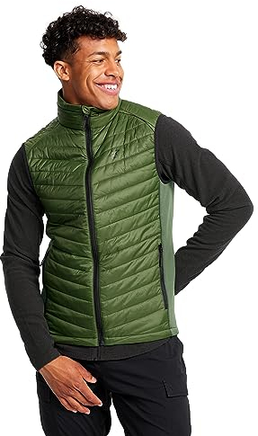 RevolutionRace Radical Insulate Vest für Herren, Leichte und isolierende Weste für den täglichen Gebrauch und alle Outdoor-Aktivitäten, Black Forest, XL