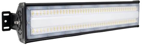 LUXULA LED Hallenleuchte High-Bay Hallenstrahler mit Marken-LEDs - 100W 12000lm - 5000K Neutralweiß Tageslicht - IP65 IK08 - linear - Industrielampe Werkstatt Lager Deckenleuchte Feuchtraumleuchte