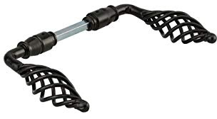 THIRARD Béquille Double Fil Torsade, Carré 7 mm, Noir, 2 Portées, Design Robuste, Installation Facile, Compatible avec Portes Intérieures, Accessoire de Sécurité, Haute Qualité