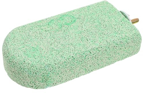 Gadpiparty Parrot Perch Platform Grinding Stone for Beak Teeth Health Multifunctional Bird Stand with Jumping Board Safe Natural Stone Chew for Parakeets Cockatiels Cage