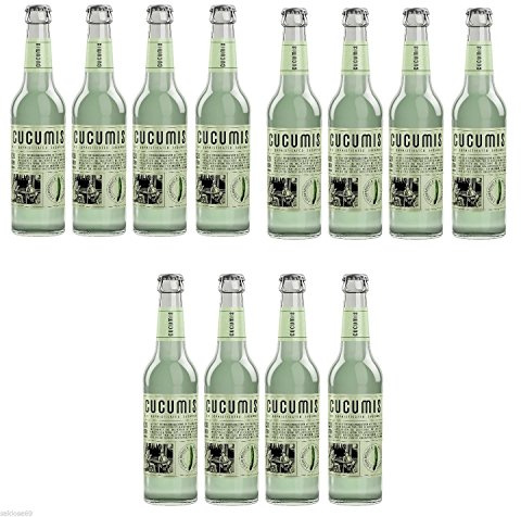 12 Flaschen Cucumis The Sophisticated Cucumber Gurken Limonade a 330ml inc.0.96€ MEHRWEG Pfand