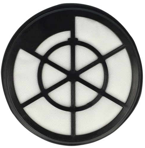 vhbw Filtre compatible avec Bosch BGC05A320/03 | BGC05A320/01, BGC05A220A/03, BGC05A220A/02 aspirateur - filtre de sortie d'air, noir / blanc