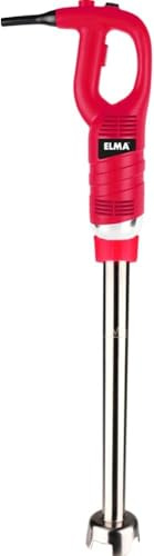 Elma Professional Blender with 15.74 in removable whisk arm | Stainless steel I Power 450 W | Variable speed: 4000~16000 rpm | Ergonomic handle | Red (15.74 in)
